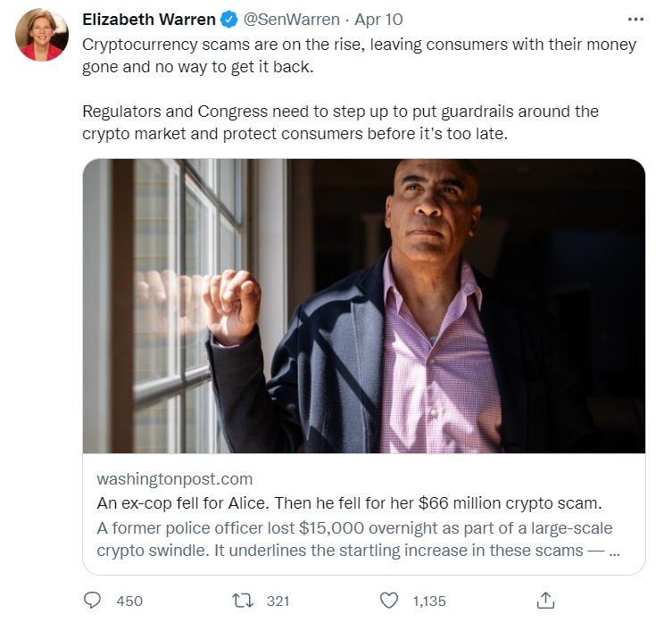 Elizabeth Warren Twitter 